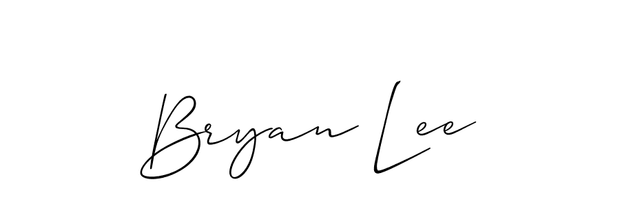 Design your own signature with our free online signature maker. With this signature software, you can create a handwritten (Allison_Script) signature for name Bryan Lee. Bryan Lee signature style 2 images and pictures png