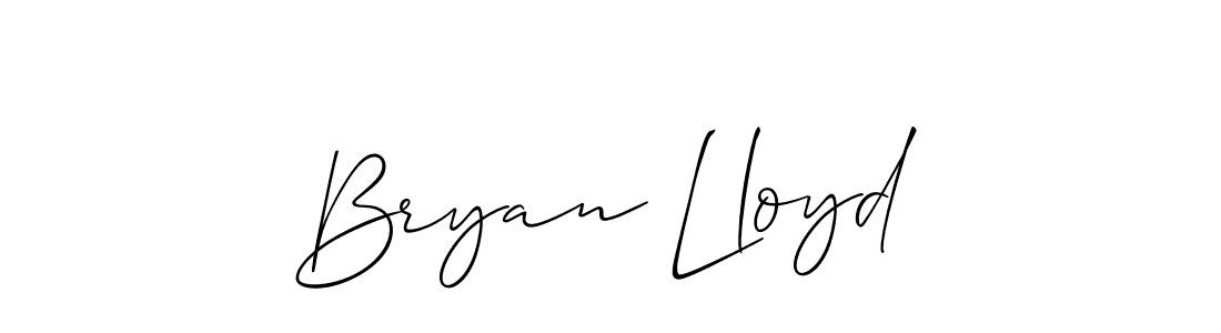 if you are searching for the best signature style for your name Bryan Lloyd. so please give up your signature search. here we have designed multiple signature styles  using Allison_Script. Bryan Lloyd signature style 2 images and pictures png