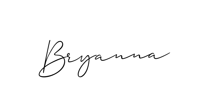 Allison_Script is a professional signature style that is perfect for those who want to add a touch of class to their signature. It is also a great choice for those who want to make their signature more unique. Get Bryanna name to fancy signature for free. Bryanna signature style 2 images and pictures png