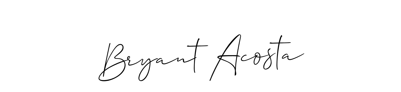 See photos of Bryant Acosta official signature by Spectra . Check more albums & portfolios. Read reviews & check more about Allison_Script font. Bryant Acosta signature style 2 images and pictures png