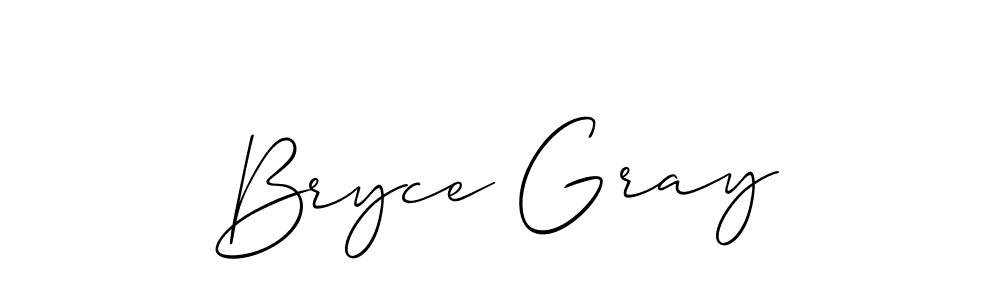 How to make Bryce Gray signature? Allison_Script is a professional autograph style. Create handwritten signature for Bryce Gray name. Bryce Gray signature style 2 images and pictures png