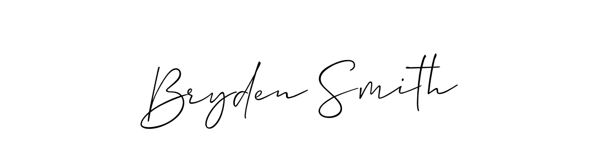 Best and Professional Signature Style for Bryden Smith. Allison_Script Best Signature Style Collection. Bryden Smith signature style 2 images and pictures png