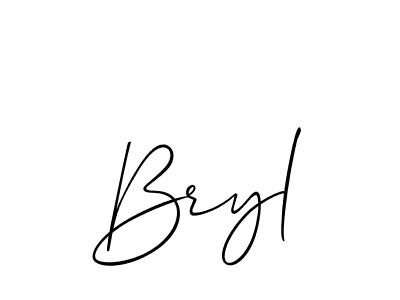 Make a beautiful signature design for name Bryl. With this signature (Allison_Script) style, you can create a handwritten signature for free. Bryl signature style 2 images and pictures png