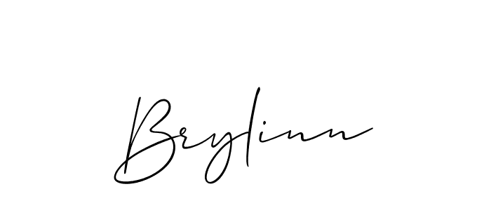 Create a beautiful signature design for name Brylinn. With this signature (Allison_Script) fonts, you can make a handwritten signature for free. Brylinn signature style 2 images and pictures png