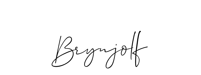 Create a beautiful signature design for name Brynjolf. With this signature (Allison_Script) fonts, you can make a handwritten signature for free. Brynjolf signature style 2 images and pictures png