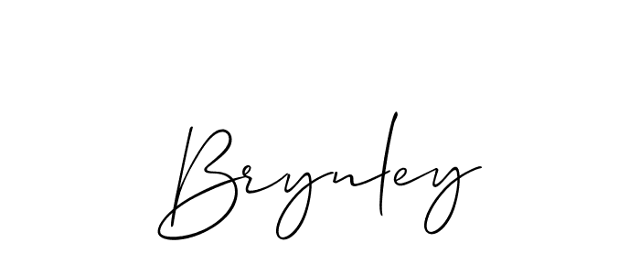 Make a beautiful signature design for name Brynley. With this signature (Allison_Script) style, you can create a handwritten signature for free. Brynley signature style 2 images and pictures png