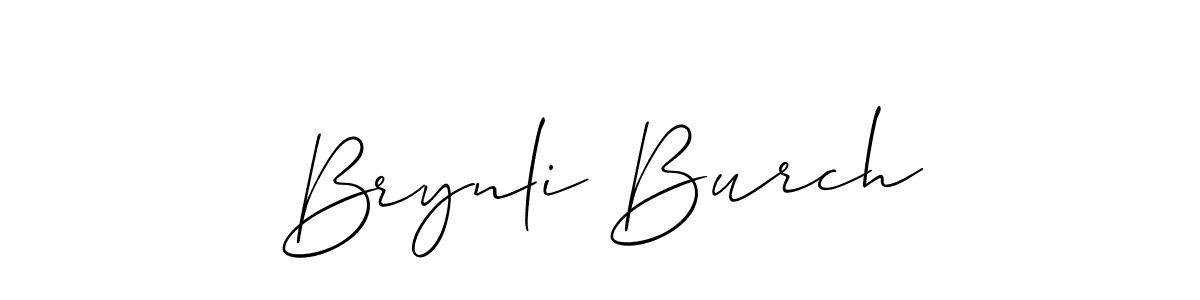 How to Draw Brynli Burch signature style? Allison_Script is a latest design signature styles for name Brynli Burch. Brynli Burch signature style 2 images and pictures png