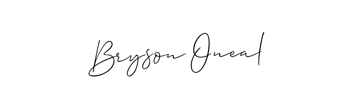 You can use this online signature creator to create a handwritten signature for the name Bryson Oneal. This is the best online autograph maker. Bryson Oneal signature style 2 images and pictures png