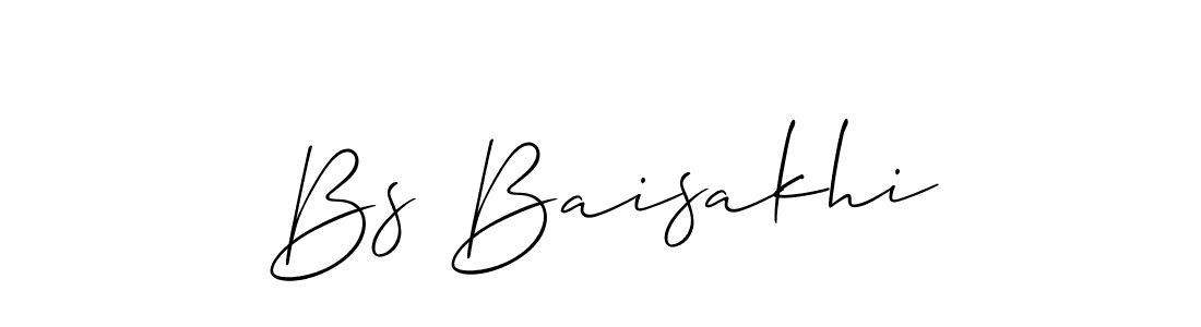 How to Draw Bs Baisakhi signature style? Allison_Script is a latest design signature styles for name Bs Baisakhi. Bs Baisakhi signature style 2 images and pictures png