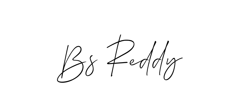 Create a beautiful signature design for name Bs Reddy. With this signature (Allison_Script) fonts, you can make a handwritten signature for free. Bs Reddy signature style 2 images and pictures png