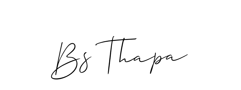 Once you've used our free online signature maker to create your best signature Allison_Script style, it's time to enjoy all of the benefits that Bs Thapa name signing documents. Bs Thapa signature style 2 images and pictures png