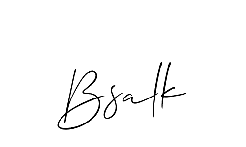 Here are the top 10 professional signature styles for the name Bsalk. These are the best autograph styles you can use for your name. Bsalk signature style 2 images and pictures png