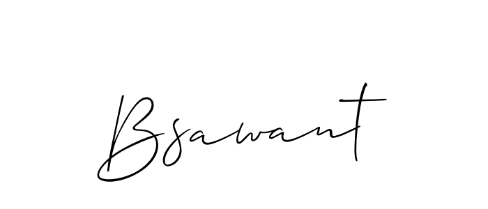 Best and Professional Signature Style for Bsawant. Allison_Script Best Signature Style Collection. Bsawant signature style 2 images and pictures png