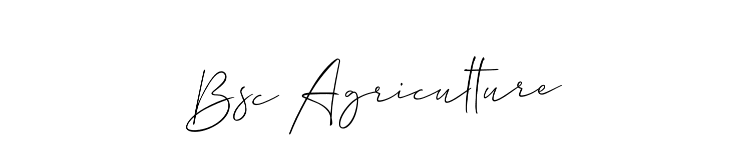 if you are searching for the best signature style for your name Bsc Agriculture. so please give up your signature search. here we have designed multiple signature styles  using Allison_Script. Bsc Agriculture signature style 2 images and pictures png