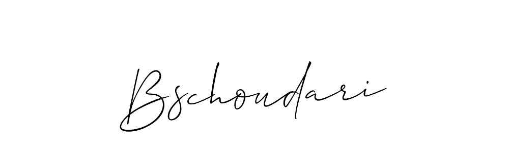 Also we have Bschoudari name is the best signature style. Create professional handwritten signature collection using Allison_Script autograph style. Bschoudari signature style 2 images and pictures png