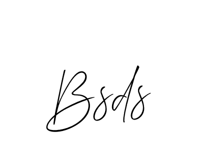 Also we have Bsds name is the best signature style. Create professional handwritten signature collection using Allison_Script autograph style. Bsds signature style 2 images and pictures png