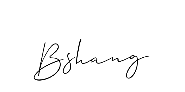 Bshang stylish signature style. Best Handwritten Sign (Allison_Script) for my name. Handwritten Signature Collection Ideas for my name Bshang. Bshang signature style 2 images and pictures png