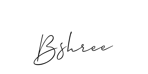 Also You can easily find your signature by using the search form. We will create Bshree name handwritten signature images for you free of cost using Allison_Script sign style. Bshree signature style 2 images and pictures png