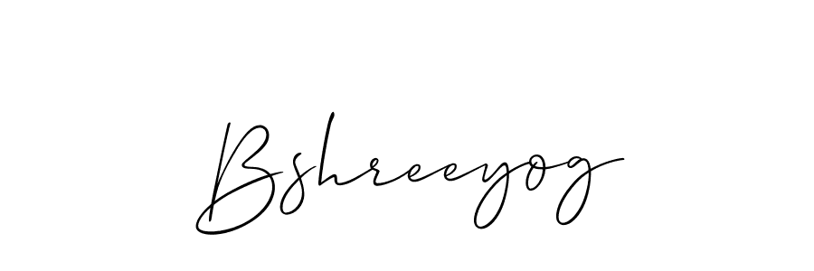 Make a beautiful signature design for name Bshreeyog. Use this online signature maker to create a handwritten signature for free. Bshreeyog signature style 2 images and pictures png