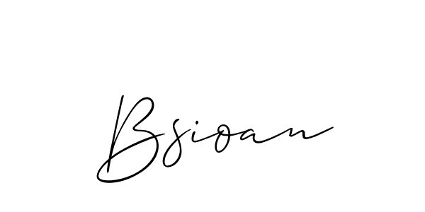Make a beautiful signature design for name Bsioan. Use this online signature maker to create a handwritten signature for free. Bsioan signature style 2 images and pictures png