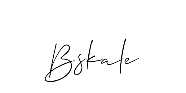 Make a beautiful signature design for name Bskale. Use this online signature maker to create a handwritten signature for free. Bskale signature style 2 images and pictures png