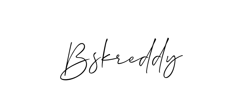 How to Draw Bskreddy signature style? Allison_Script is a latest design signature styles for name Bskreddy. Bskreddy signature style 2 images and pictures png