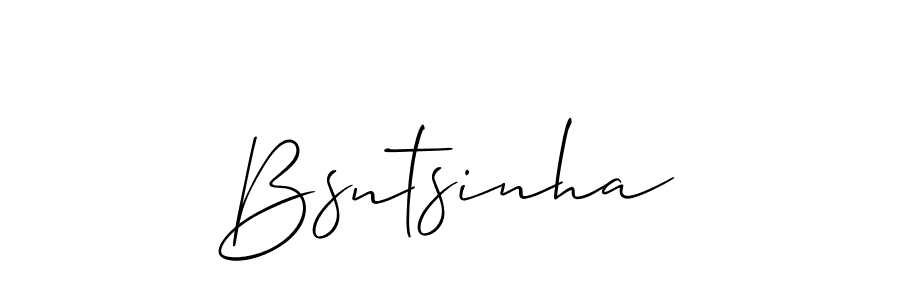 Make a beautiful signature design for name Bsntsinha. Use this online signature maker to create a handwritten signature for free. Bsntsinha signature style 2 images and pictures png