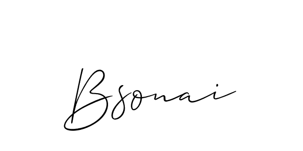 Bsonai stylish signature style. Best Handwritten Sign (Allison_Script) for my name. Handwritten Signature Collection Ideas for my name Bsonai. Bsonai signature style 2 images and pictures png