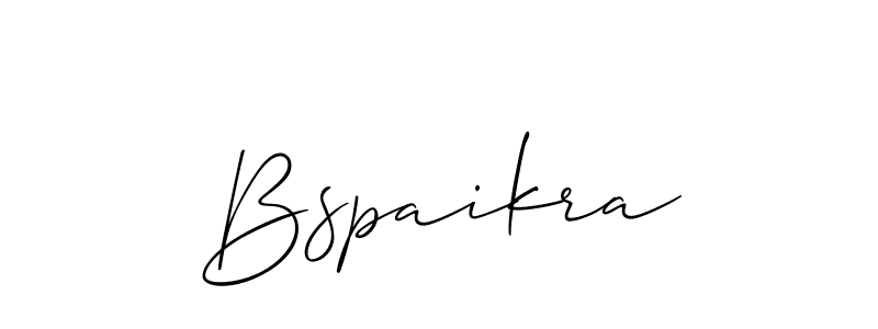 How to Draw Bspaikra signature style? Allison_Script is a latest design signature styles for name Bspaikra. Bspaikra signature style 2 images and pictures png