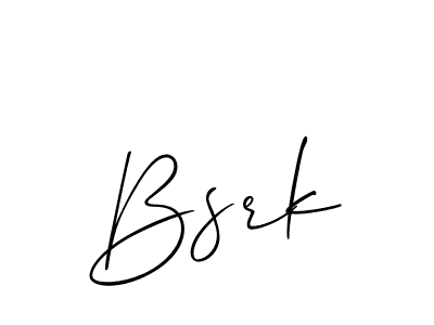Bsrk stylish signature style. Best Handwritten Sign (Allison_Script) for my name. Handwritten Signature Collection Ideas for my name Bsrk. Bsrk signature style 2 images and pictures png