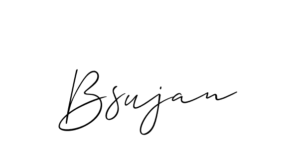 Similarly Allison_Script is the best handwritten signature design. Signature creator online .You can use it as an online autograph creator for name Bsujan. Bsujan signature style 2 images and pictures png