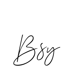 How to Draw Bsy signature style? Allison_Script is a latest design signature styles for name Bsy. Bsy signature style 2 images and pictures png