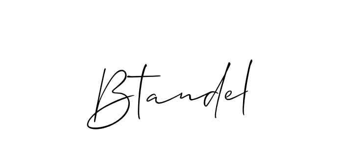 Make a short Btandel signature style. Manage your documents anywhere anytime using Allison_Script. Create and add eSignatures, submit forms, share and send files easily. Btandel signature style 2 images and pictures png