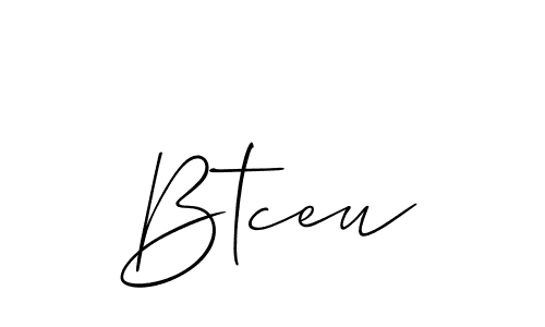 Once you've used our free online signature maker to create your best signature Allison_Script style, it's time to enjoy all of the benefits that Btceu name signing documents. Btceu signature style 2 images and pictures png