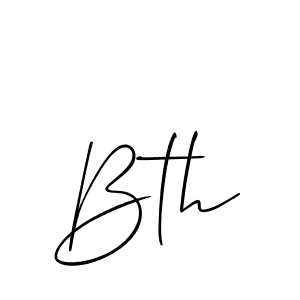 How to Draw Bth signature style? Allison_Script is a latest design signature styles for name Bth. Bth signature style 2 images and pictures png