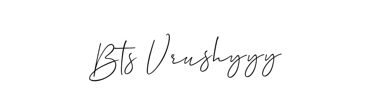 How to Draw Bts Vrushyyy signature style? Allison_Script is a latest design signature styles for name Bts Vrushyyy. Bts Vrushyyy signature style 2 images and pictures png