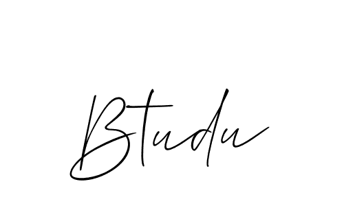 Best and Professional Signature Style for Btudu. Allison_Script Best Signature Style Collection. Btudu signature style 2 images and pictures png