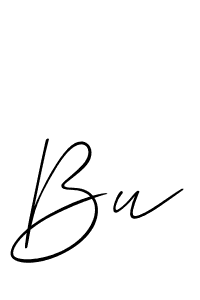 How to make Bu name signature. Use Allison_Script style for creating short signs online. This is the latest handwritten sign. Bu signature style 2 images and pictures png