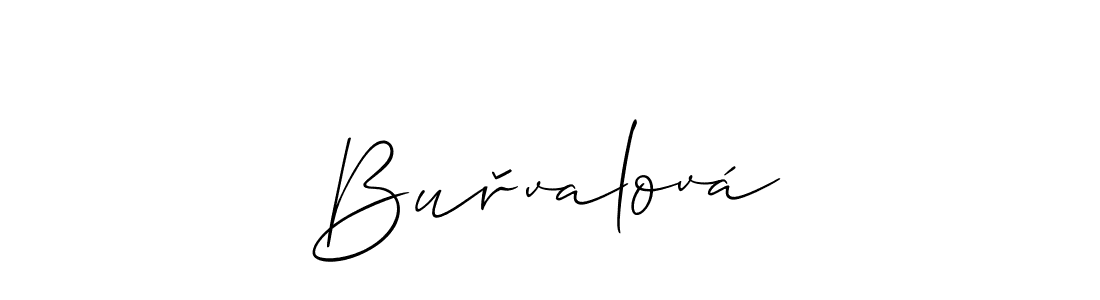 Check out images of Autograph of Buřvalová name. Actor Buřvalová Signature Style. Allison_Script is a professional sign style online. Buřvalová signature style 2 images and pictures png