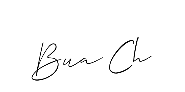 Create a beautiful signature design for name Bua Ch. With this signature (Allison_Script) fonts, you can make a handwritten signature for free. Bua Ch signature style 2 images and pictures png