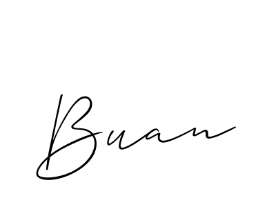 Make a beautiful signature design for name Buan. Use this online signature maker to create a handwritten signature for free. Buan signature style 2 images and pictures png