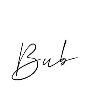 Allison_Script is a professional signature style that is perfect for those who want to add a touch of class to their signature. It is also a great choice for those who want to make their signature more unique. Get Bub name to fancy signature for free. Bub signature style 2 images and pictures png