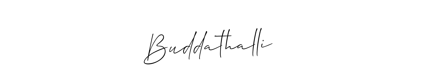 Also we have Buddathalli♥️ name is the best signature style. Create professional handwritten signature collection using Allison_Script autograph style. Buddathalli♥️ signature style 2 images and pictures png