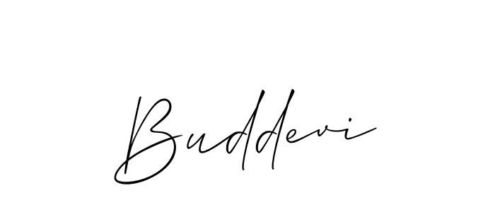 Allison_Script is a professional signature style that is perfect for those who want to add a touch of class to their signature. It is also a great choice for those who want to make their signature more unique. Get Buddevi name to fancy signature for free. Buddevi signature style 2 images and pictures png