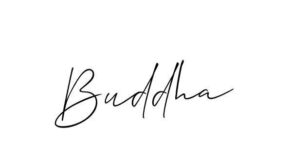 Make a beautiful signature design for name Buddha. With this signature (Allison_Script) style, you can create a handwritten signature for free. Buddha signature style 2 images and pictures png