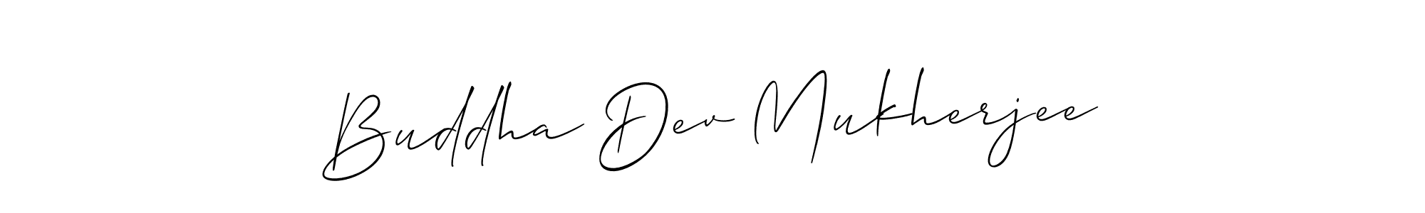 It looks lik you need a new signature style for name Buddha Dev Mukherjee. Design unique handwritten (Allison_Script) signature with our free signature maker in just a few clicks. Buddha Dev Mukherjee signature style 2 images and pictures png