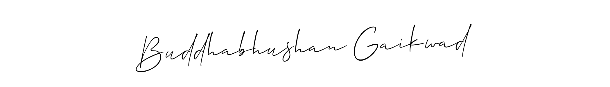 How to make Buddhabhushan Gaikwad signature? Allison_Script is a professional autograph style. Create handwritten signature for Buddhabhushan Gaikwad name. Buddhabhushan Gaikwad signature style 2 images and pictures png