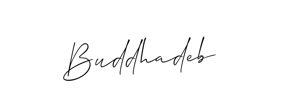 if you are searching for the best signature style for your name Buddhadeb. so please give up your signature search. here we have designed multiple signature styles  using Allison_Script. Buddhadeb signature style 2 images and pictures png