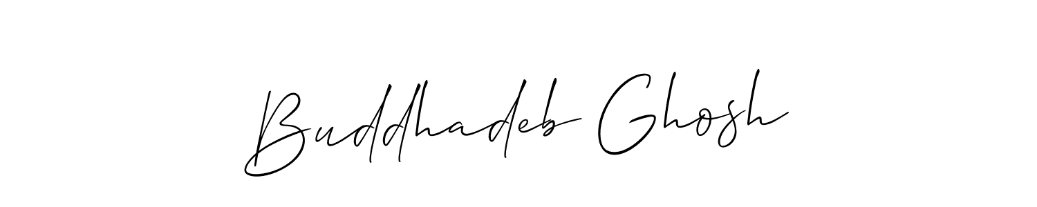 if you are searching for the best signature style for your name Buddhadeb Ghosh. so please give up your signature search. here we have designed multiple signature styles  using Allison_Script. Buddhadeb Ghosh signature style 2 images and pictures png
