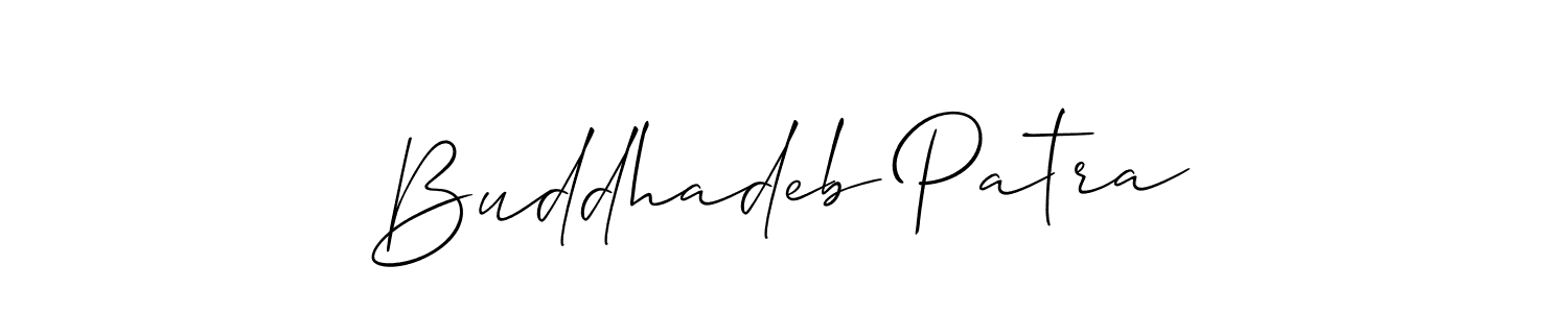 Similarly Allison_Script is the best handwritten signature design. Signature creator online .You can use it as an online autograph creator for name Buddhadeb Patra. Buddhadeb Patra signature style 2 images and pictures png